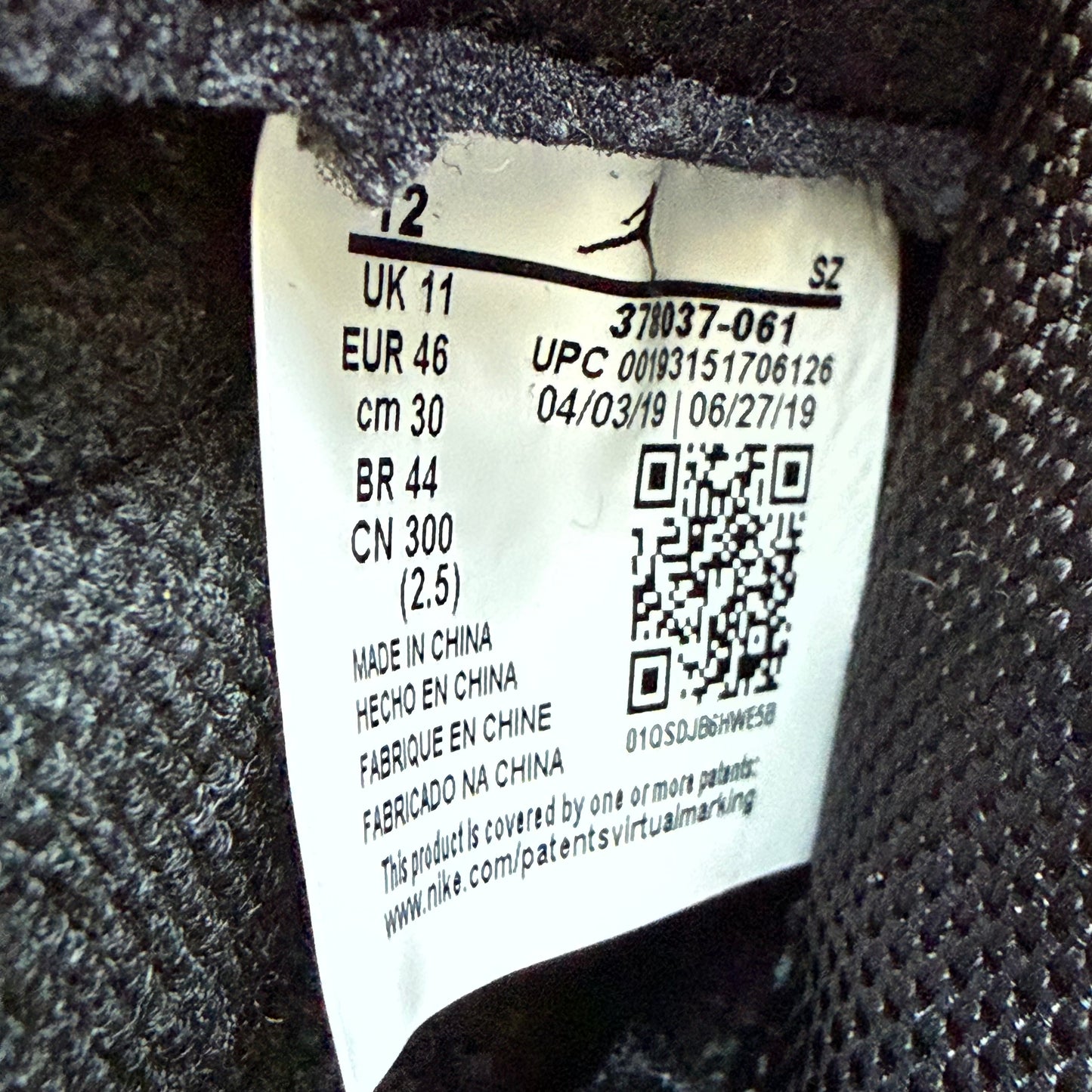 Größe 46 - Jordan 11 Retro 'Bred' 2019 (Gebraucht)