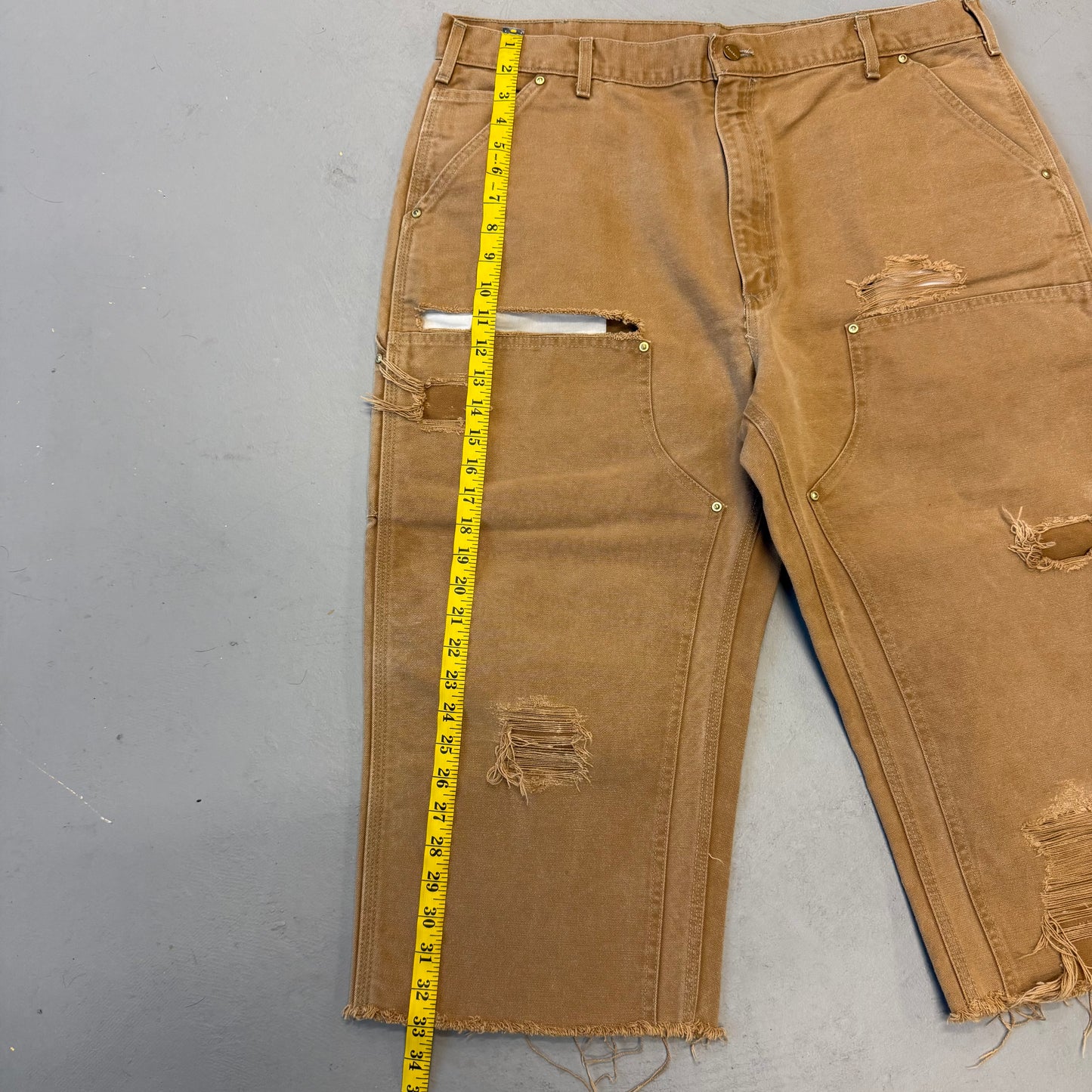 Size 40 - Vintage Carhartt Double Knee Cutoffs