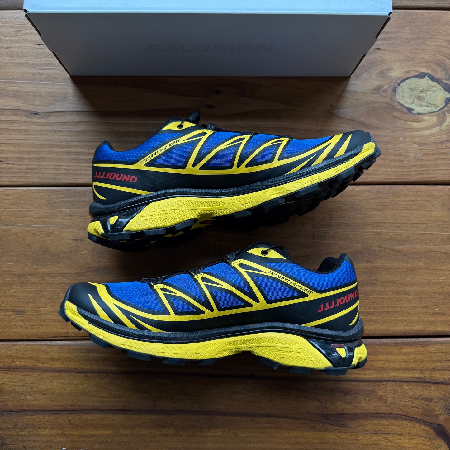 Size 11.5 - JJJJound x XT-6 'Nautical Blue Lemon' (Used)