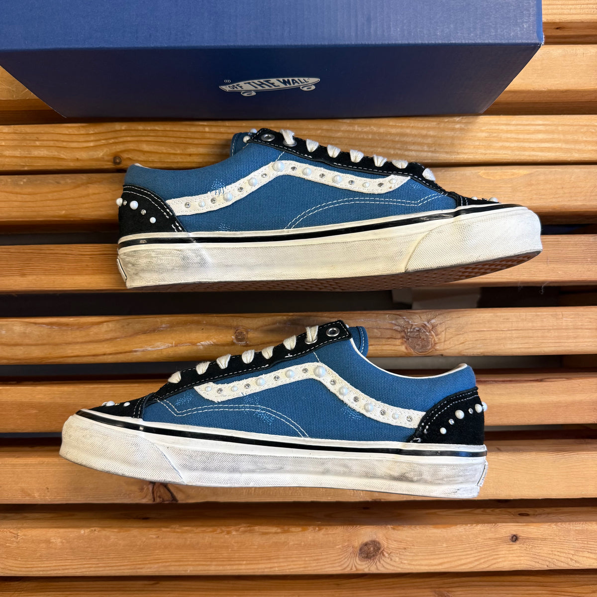 Size 10 - Vans Old Skool 36 LX 'Pearlized Pack - Black Navy' (Used)