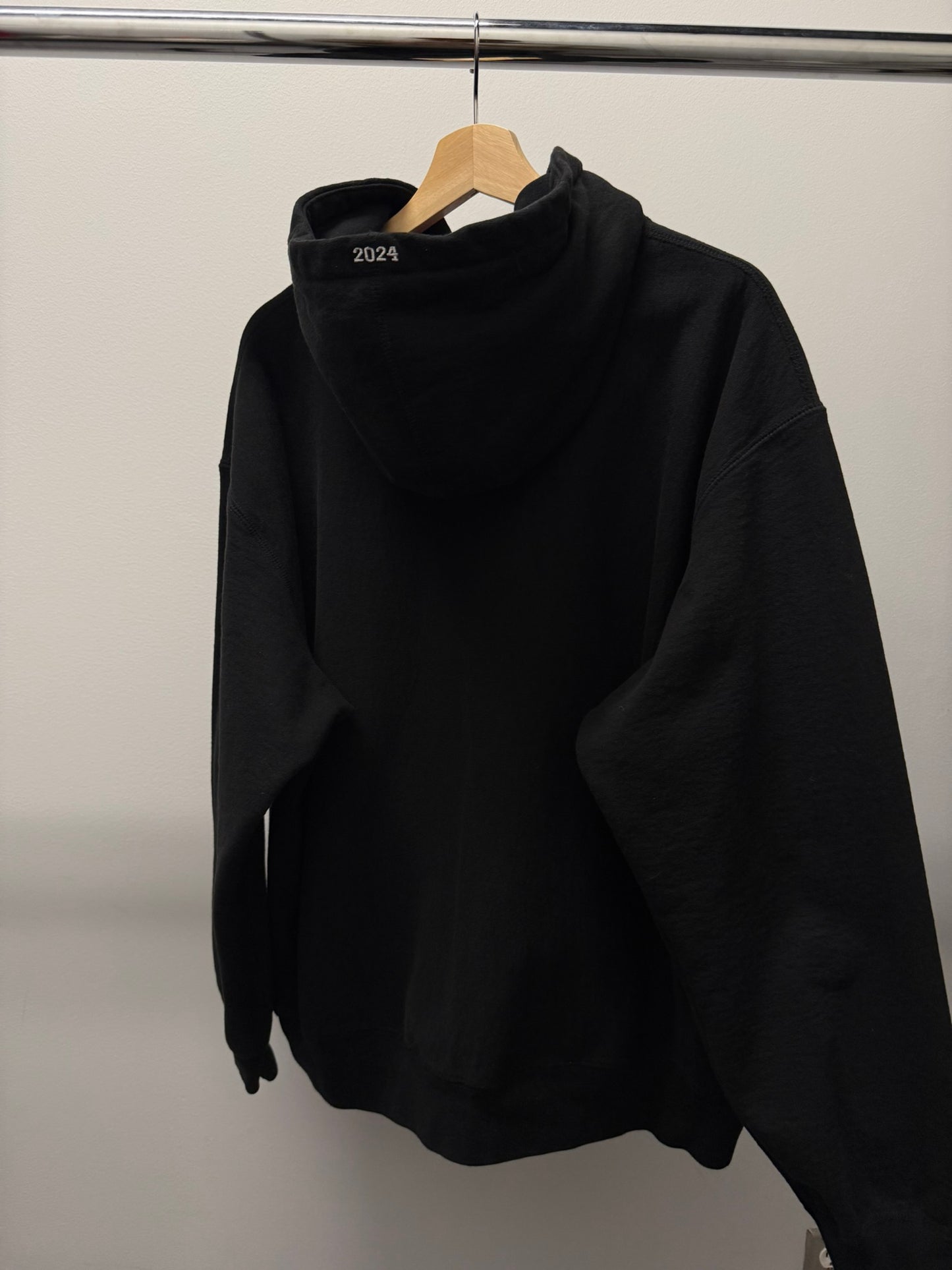 Large - Supreme Box Logo Hooded Sweatshirt - FW24 'Black' (Pre-Owned)