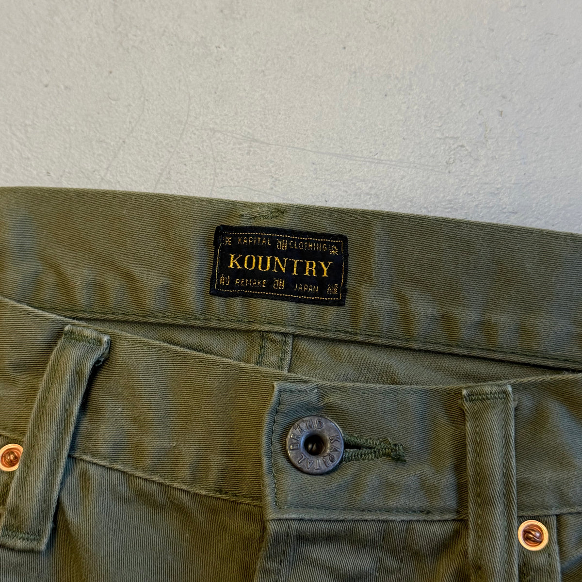 Kapital Kountry Bone Chino Pants - Size 34
