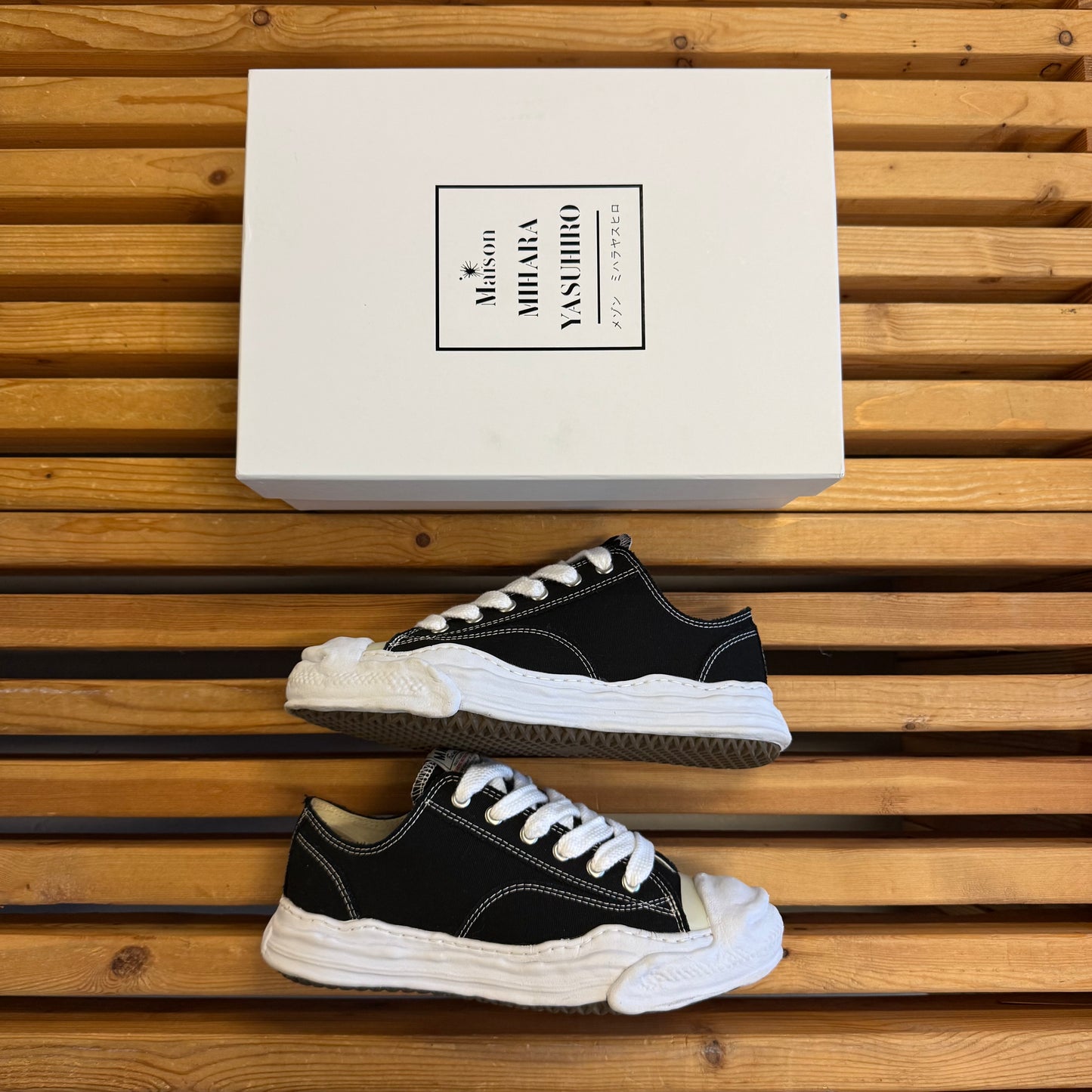 Size 44 - Maison Mihara Yasuhiro OG Sole Canvas Low (Used)