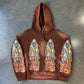 WHO DECIDES WAR 'EMBELLISHED FLAME' HOODIE (USED)