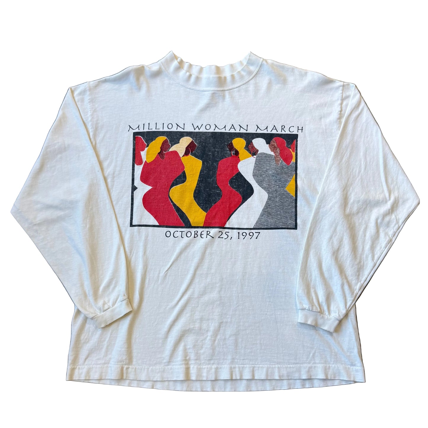 Grande - Camiseta manga larga Vintage Million Woman March
