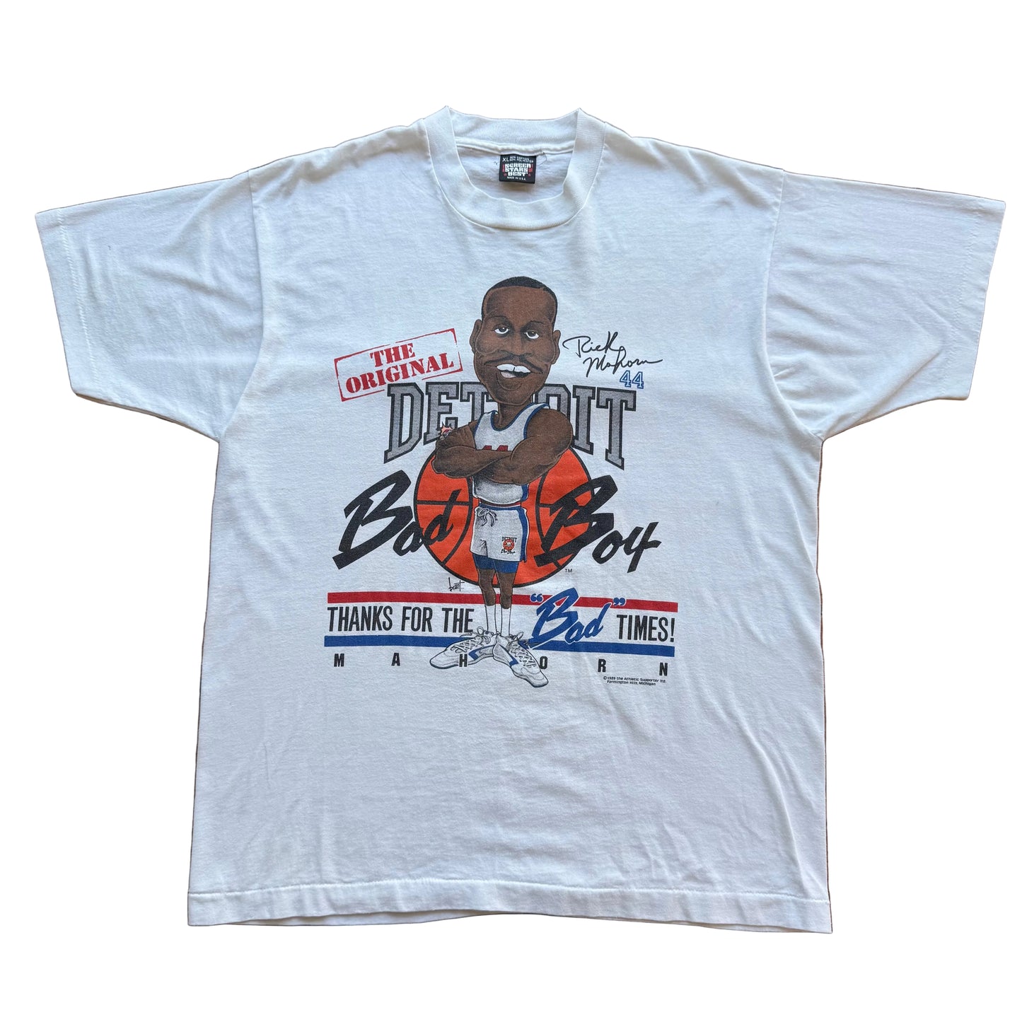 XL - Vintage Rick Mahorn Bad Boys T-Shirt