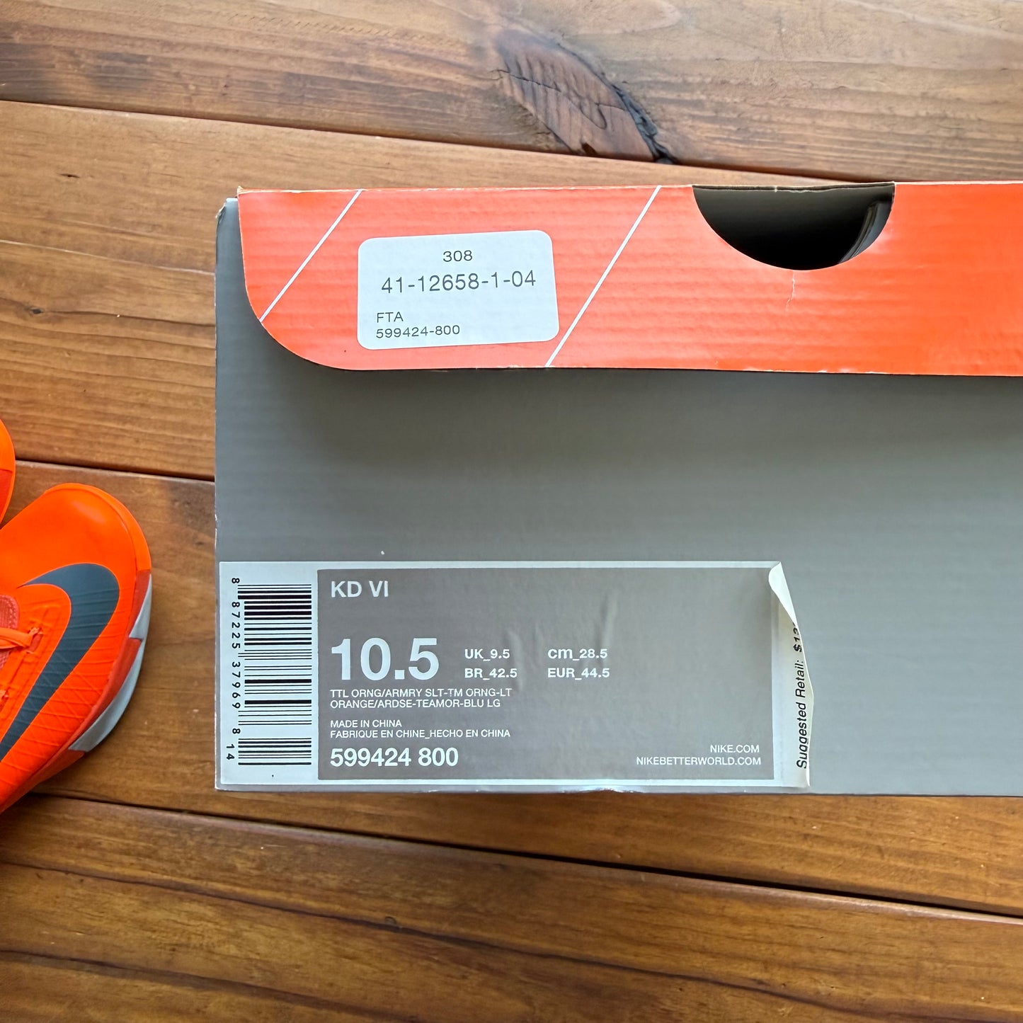 Size 10.5 - KD 6 'NYC 66' (Used)