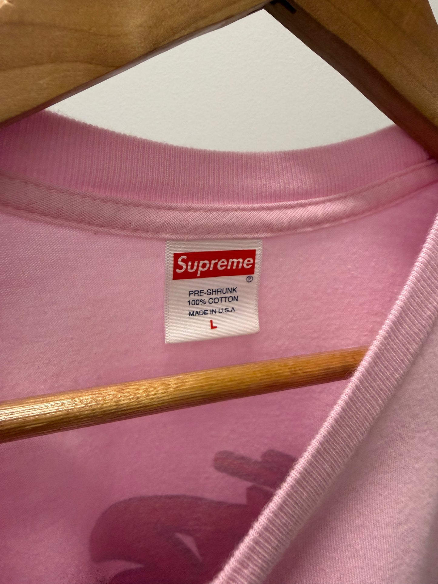 Supreme Support Unit Tee 'Light Pink' (Pre-Owned) - Large