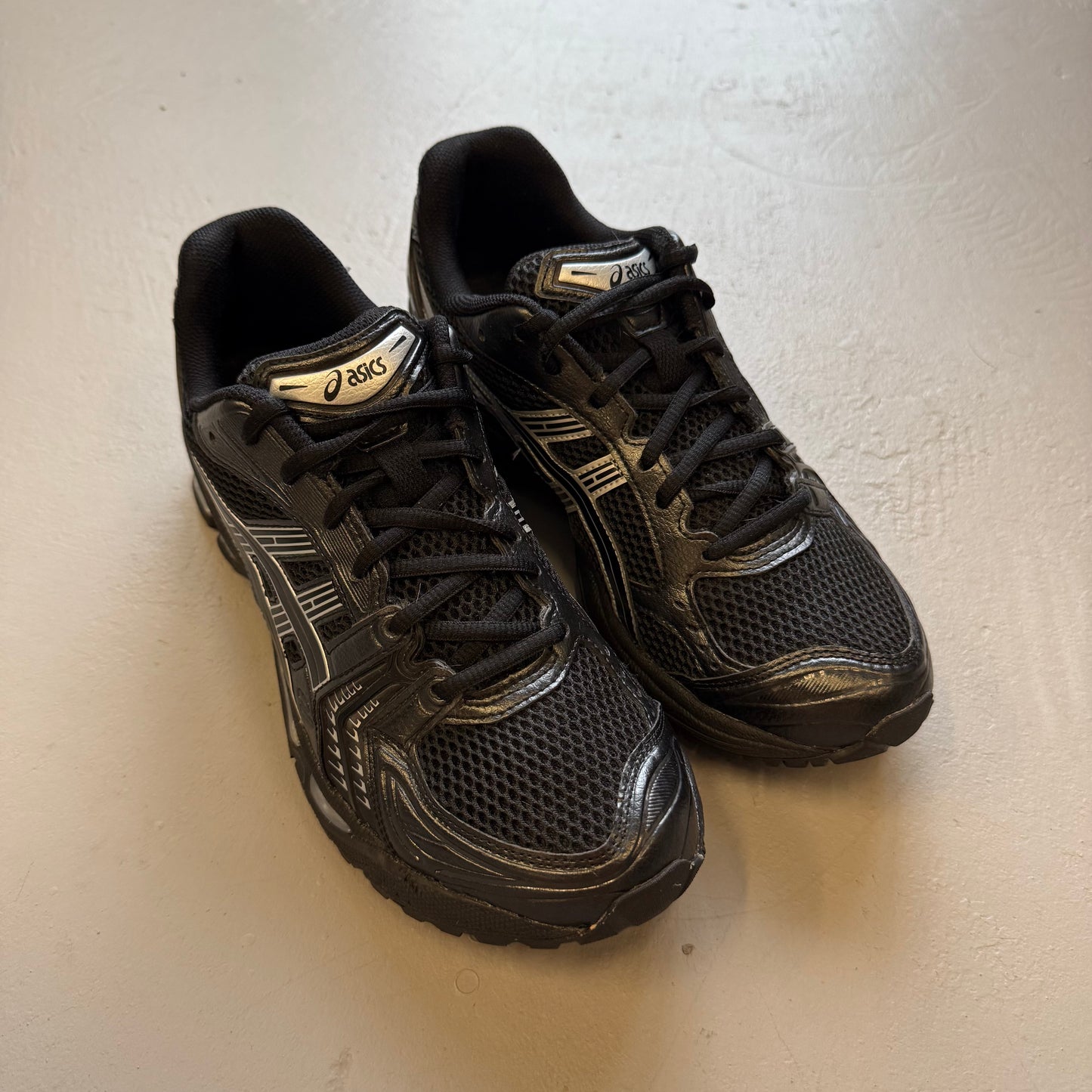 Size 9 - Asics Gel Kayano 14 'Black Pure Silver' (Used/No Box)