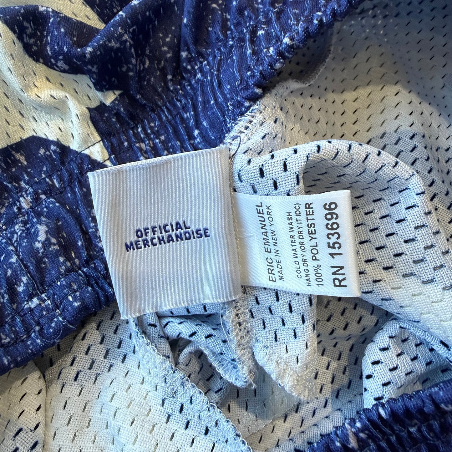 Small - Eric Emanuel Denim Stars Shorts