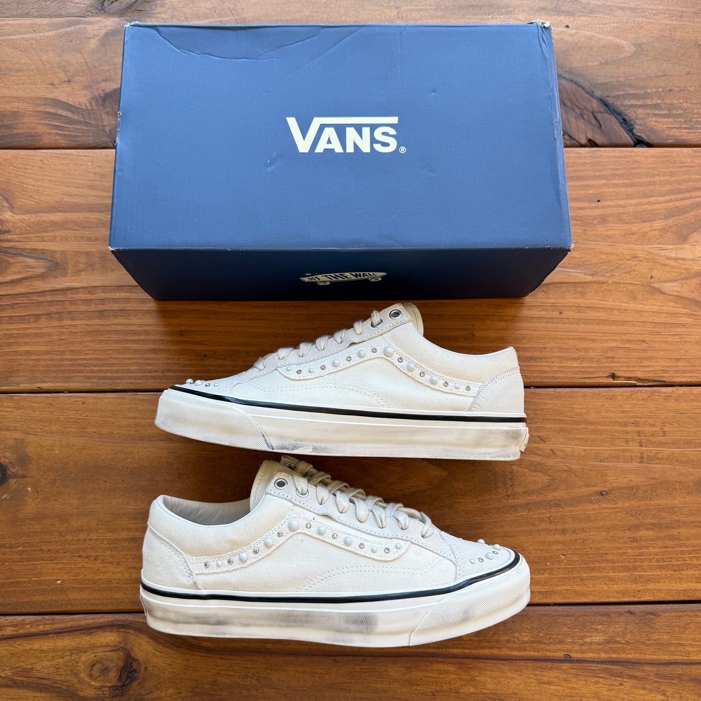 Größe 10 - Vans Old Skool 36 LX 'Pearlized Pack - Marshmallow' (Gebraucht)