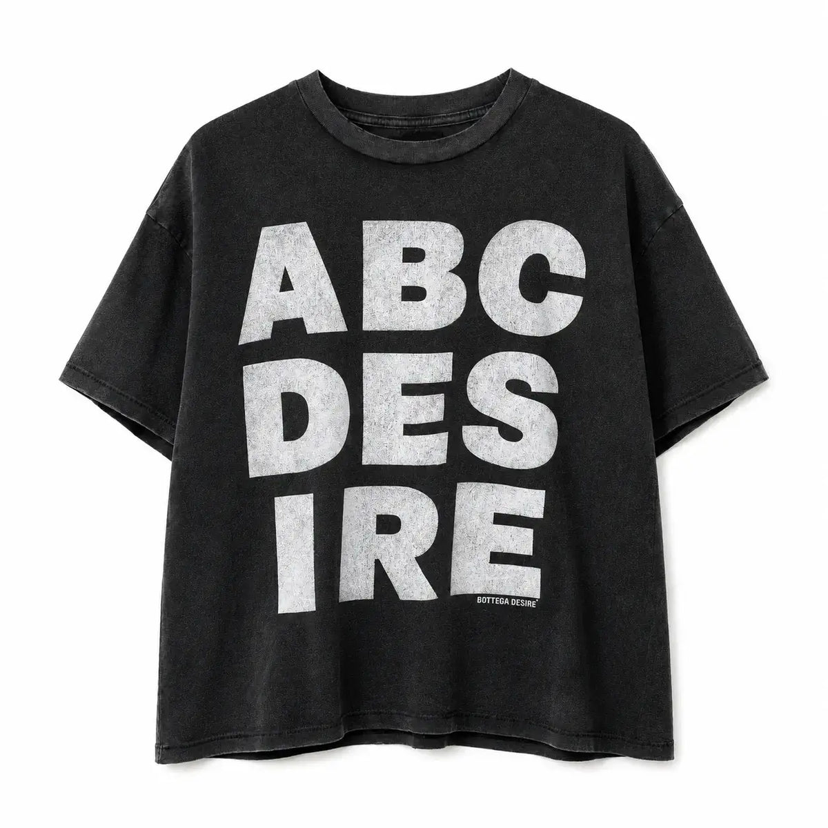 Small - Bottega Desires ABC Desires Tee 'Black'