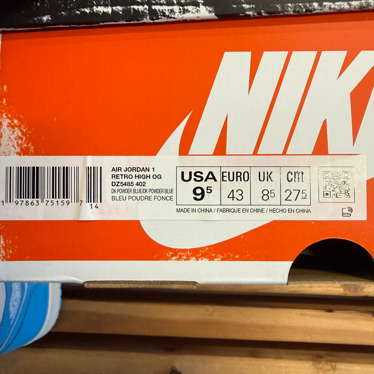Jordan 1 Retro High OG 'UNC Reimagined' (Used) - Size 9.5