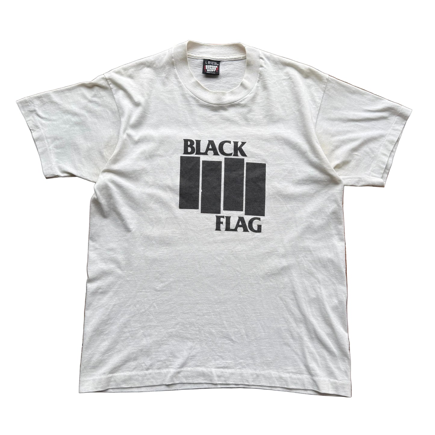 Groß - Vintage Black Flag T-Shirt