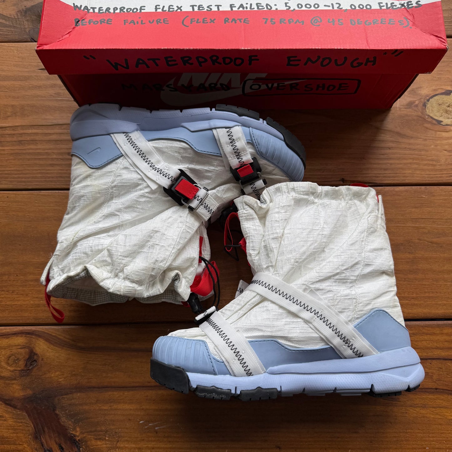 Size 10.5 - Tom Sachs x NikeCraft Mars Yard Overshoe 'White' (Used)