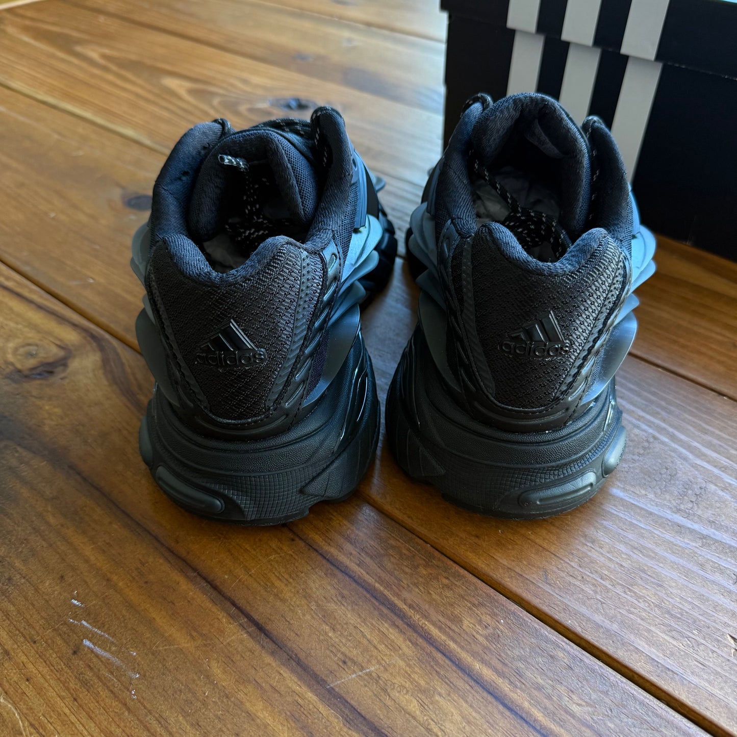 Size 11.5 - Pharrell x VIRGINIA x Adistar Jellyfish 'Triple Black' (Used)