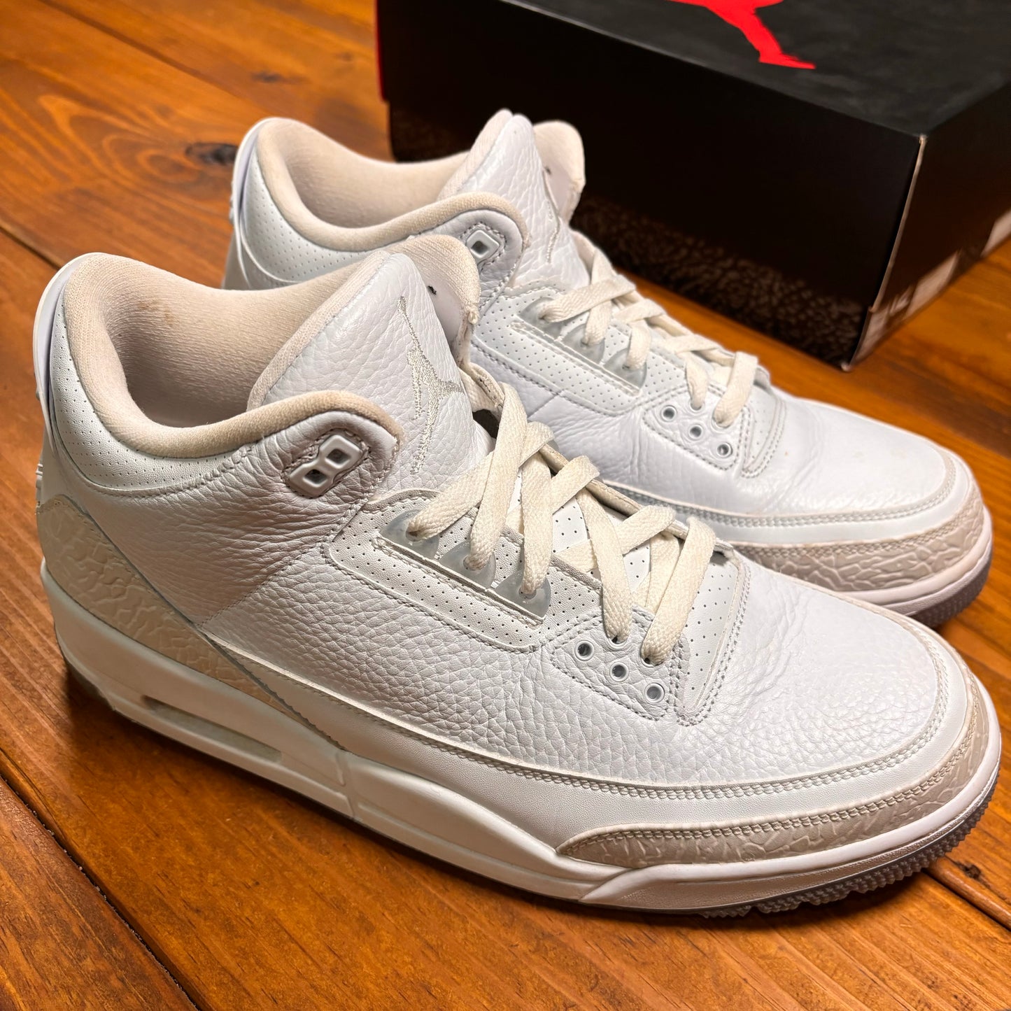 Jordan 3 Retro 'Triple White' (Used)