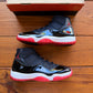 Größe 46 - Jordan 11 Retro 'Bred' 2019 (Gebraucht)