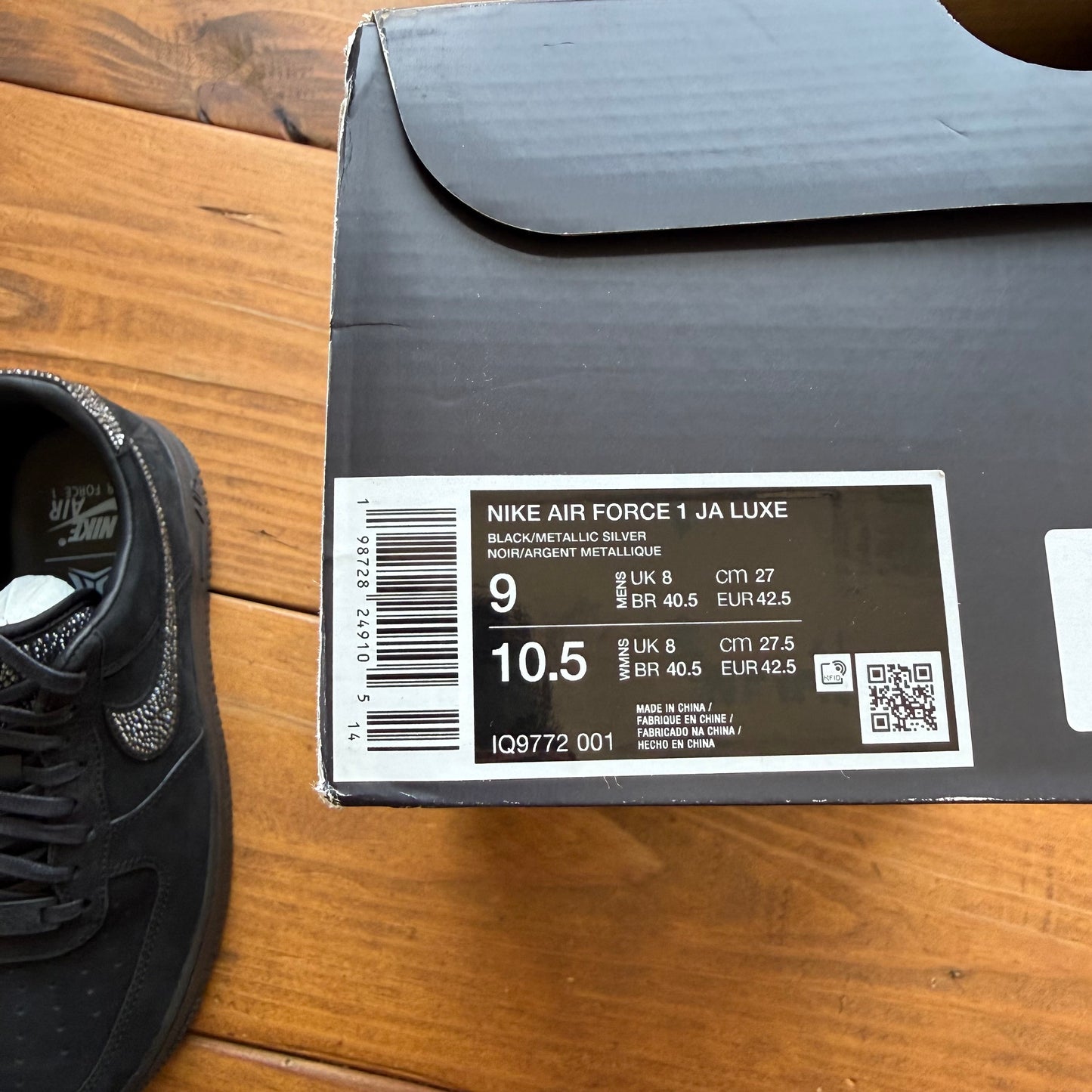 Size 9 - Swarovski x Air Force 1 Low 'Ja Morant' (Used)
