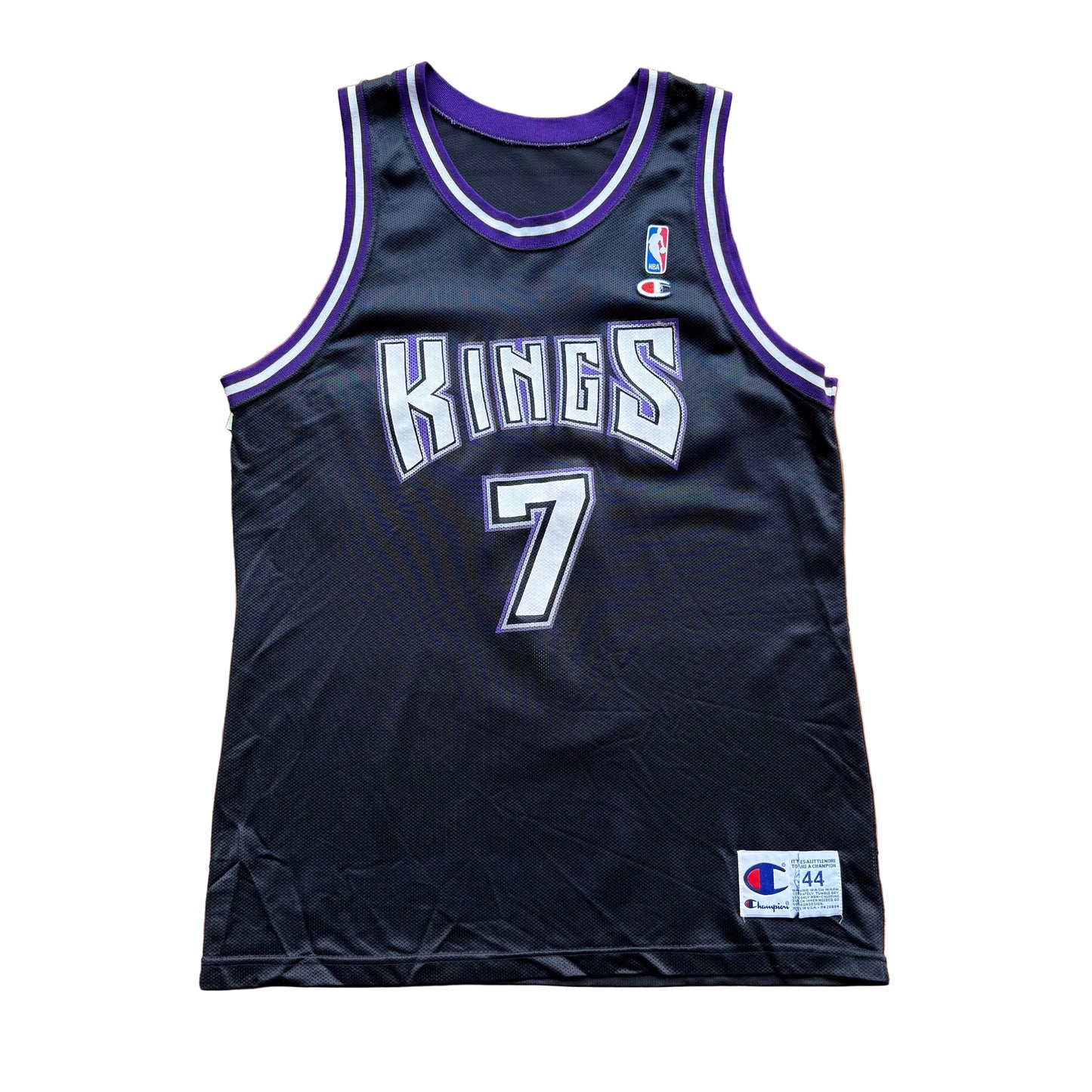 Grande - Camiseta vintage Champion Bobby Hurley de los Kings
