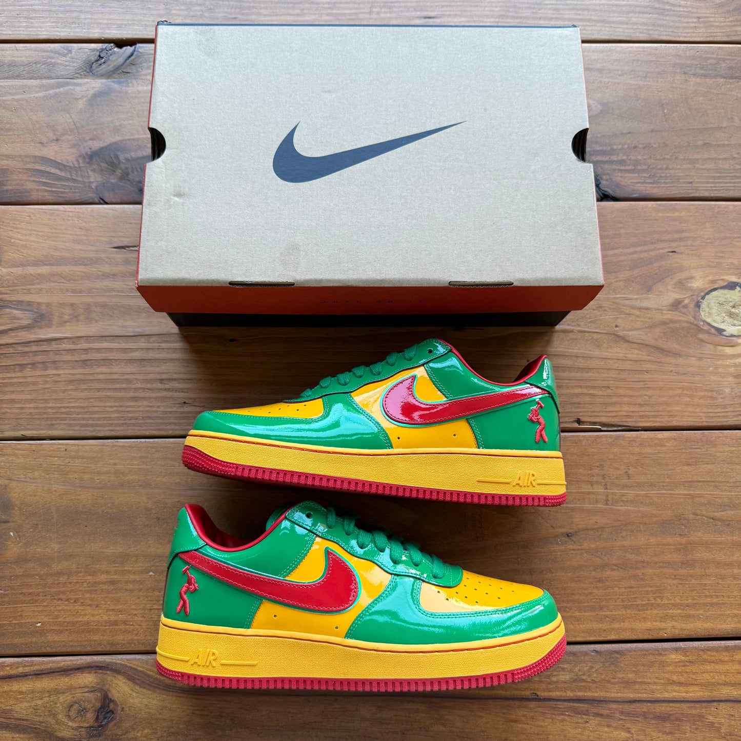 Size 12 - Lil Yachty x Air Force 1 Low 'Concrete Boys - Lucky Green' (Used)