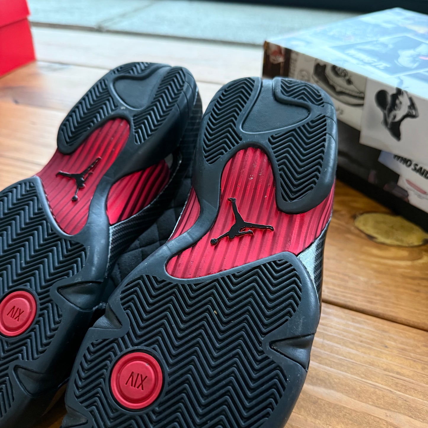 Size 8.5 - Jordan 14 Retro SE 'Black Ferrari' (Used)