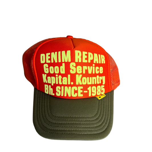 Kapital Trucker Hat (Orange/Yellow)