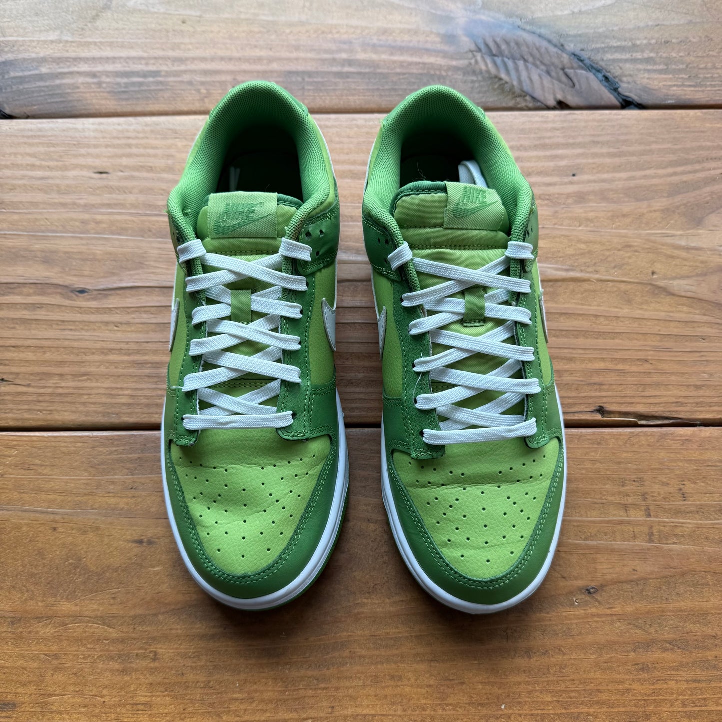 Größe 42.5 - Dunk Low 'Chlorophyll' (Gebraucht/Ohne Karton)