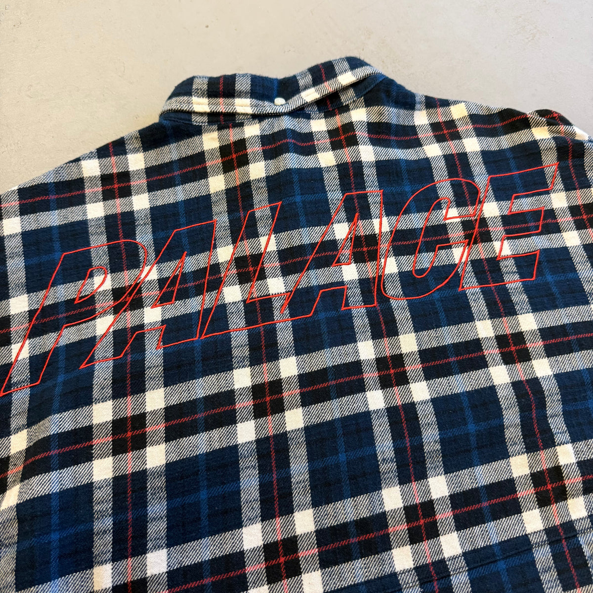 Palace Drop Shoulder Shirt 'Navy' (Pre-Owned) - Large