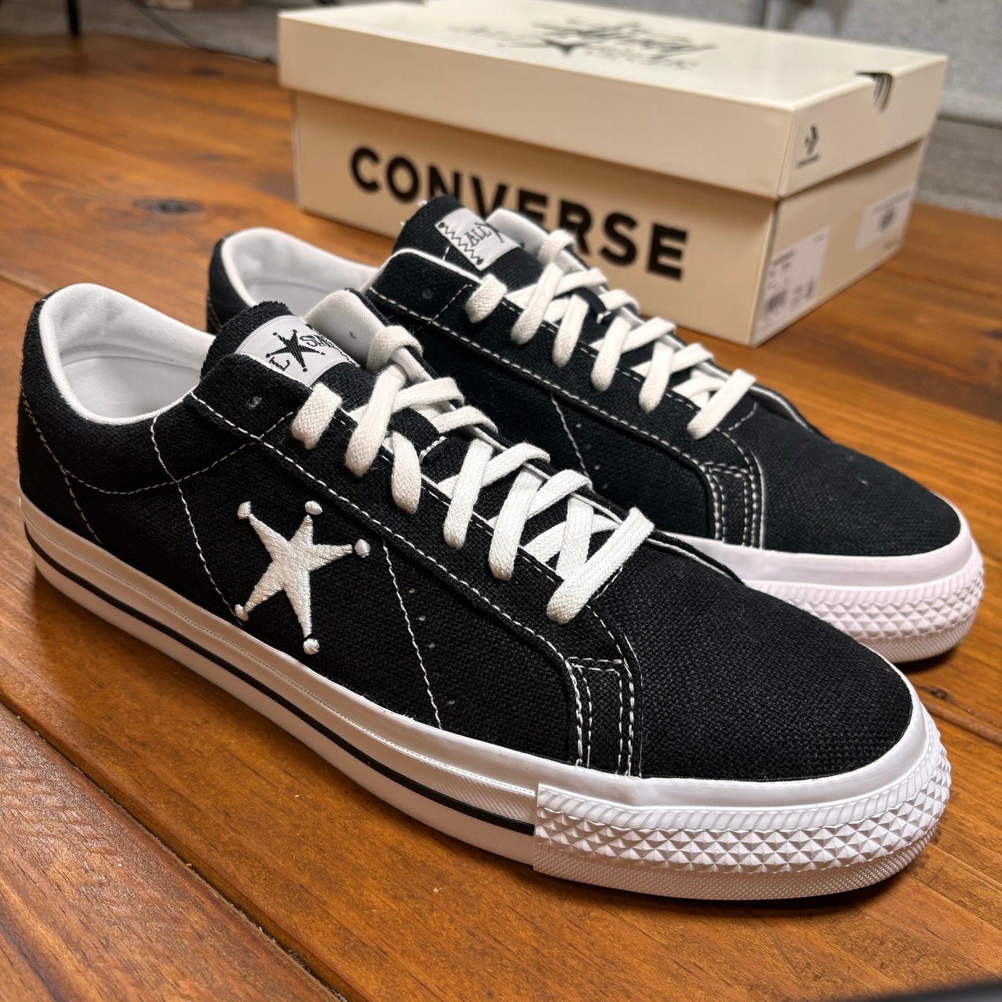 Stussy x One Star Low 'Black' (Used)