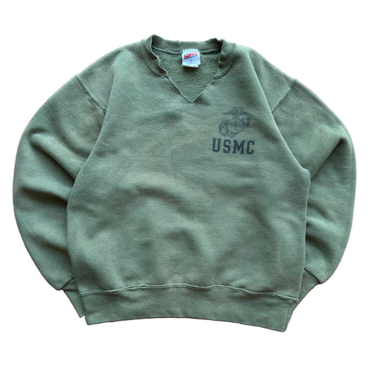 Small - Vintage USMC Rundhalspullover