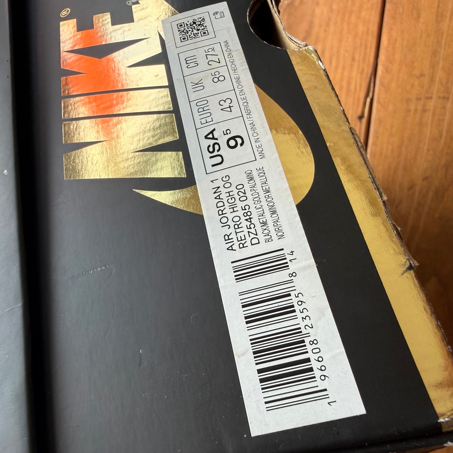 Size 9.5 - Jordan 1 Retro High OG 'Palomino' (Used)