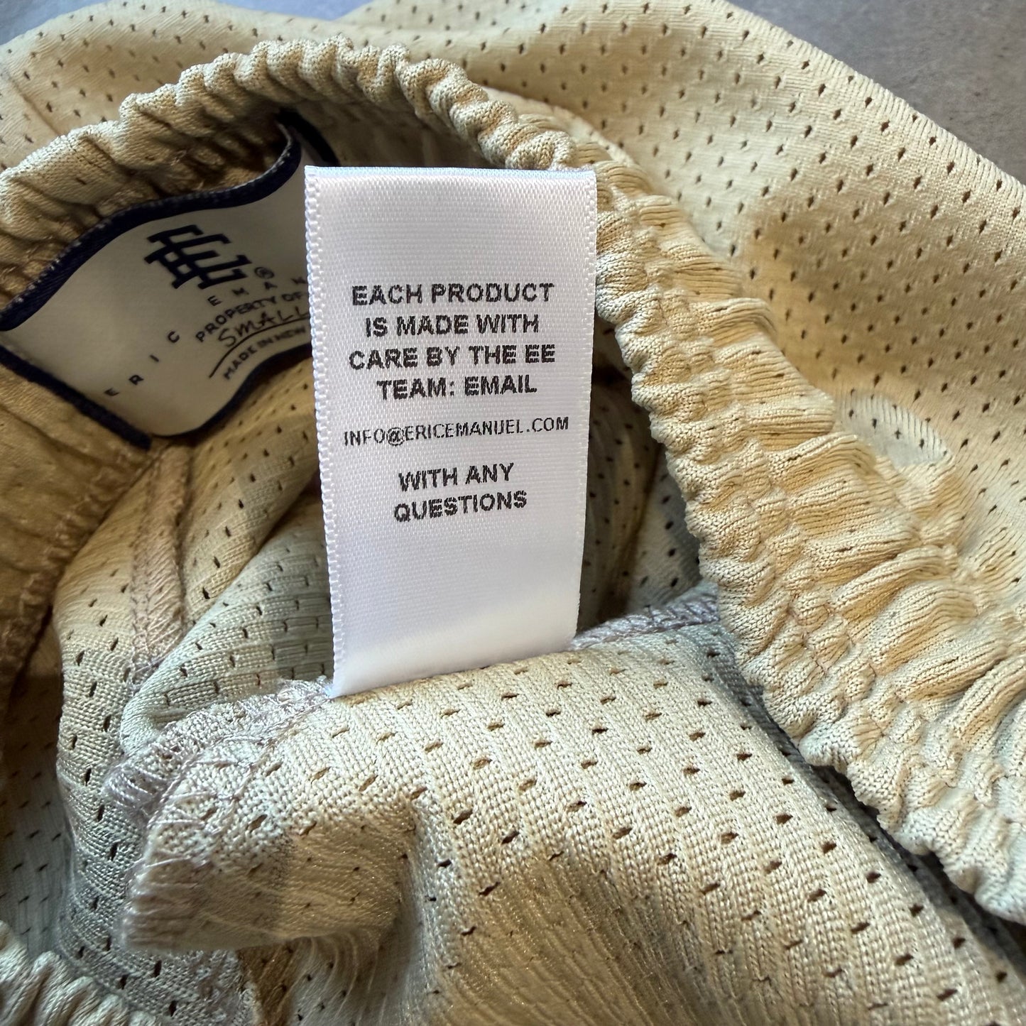 Small - Eric Emanuel Basic Short 'Vegas Gold'