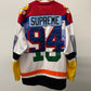 Medium - Supreme Paneled Hockey Jersey 'White' (Pre-Owned)