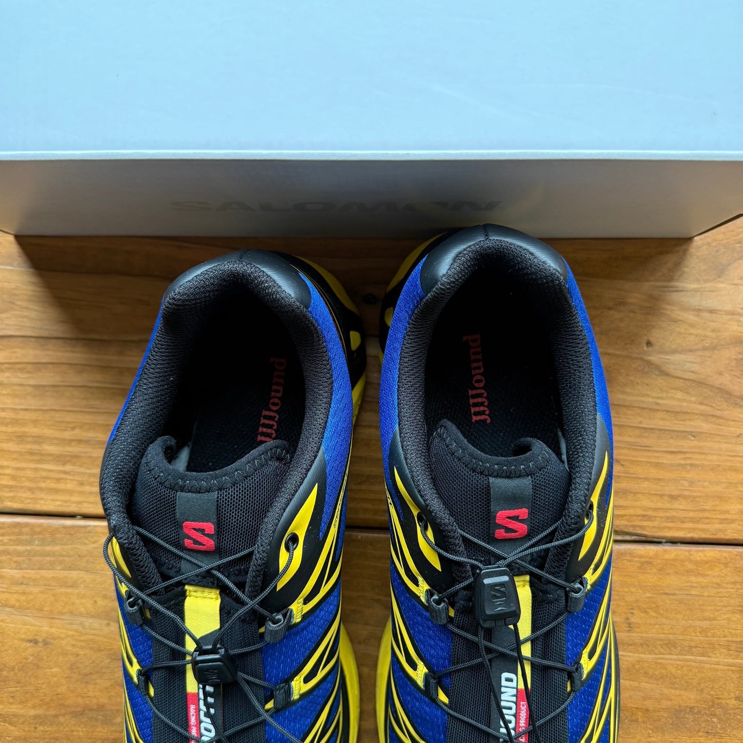 Size 11.5 - JJJJound x XT-6 'Nautical Blue Lemon' (Used)
