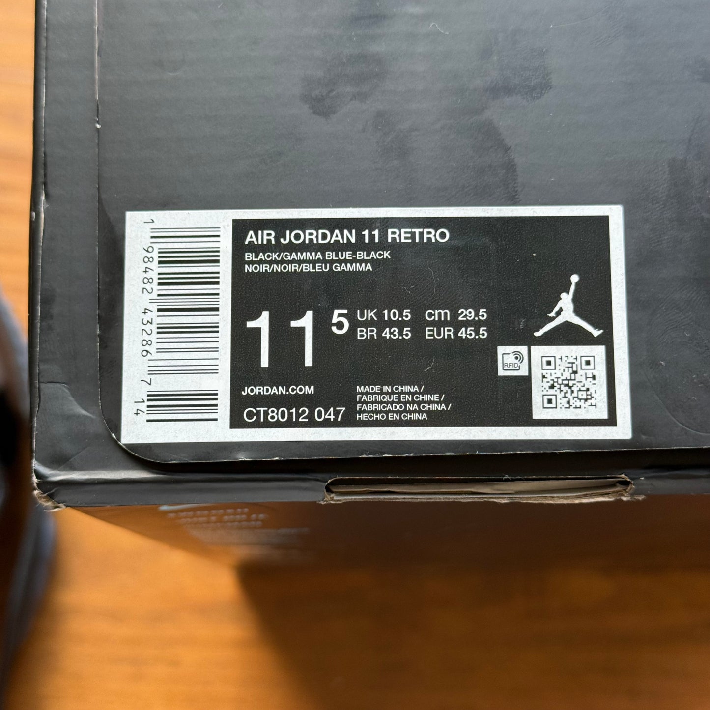 Größe 11.5 - Jordan 11 Retro 'Gamma Blue' 2025 (Gebraucht)