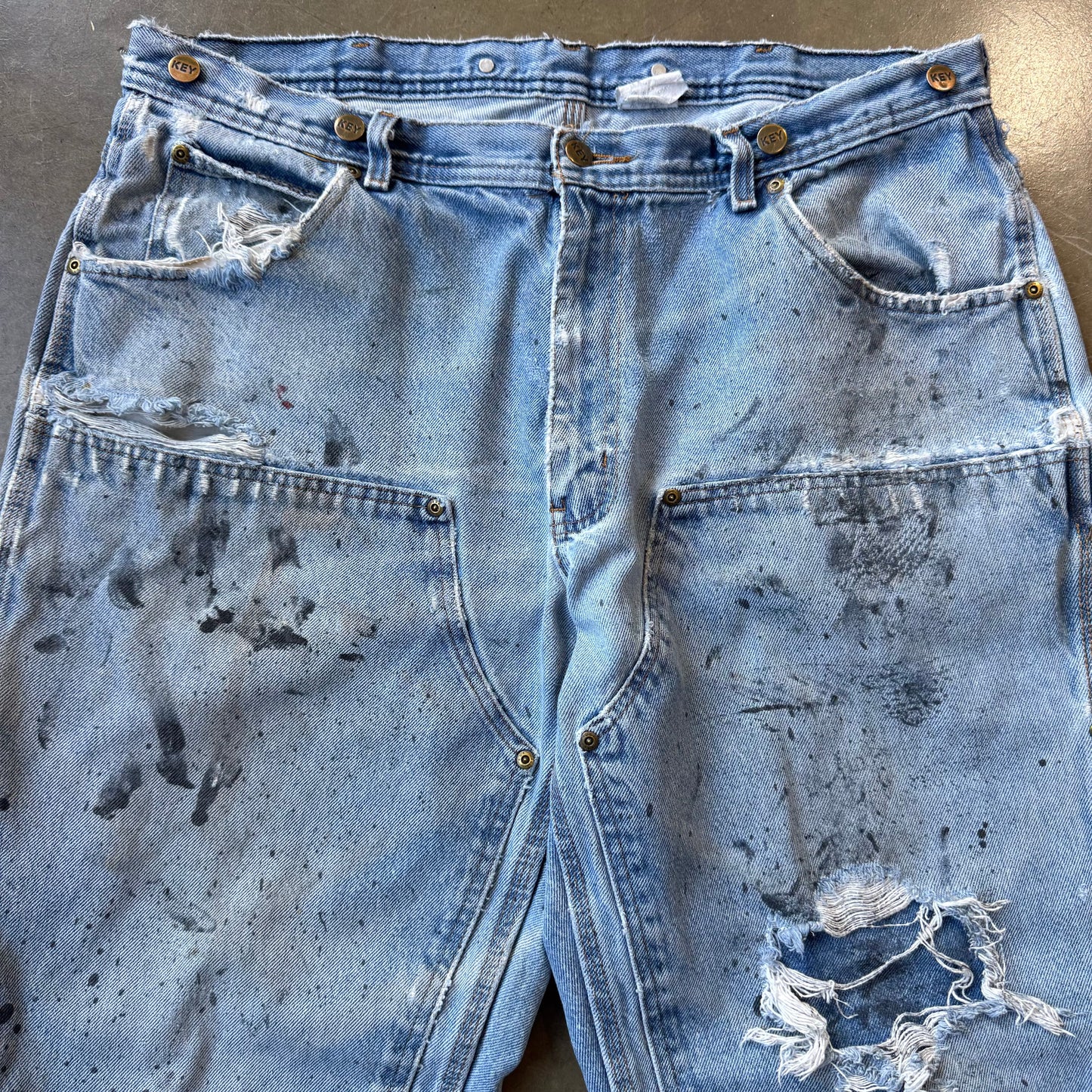 Size 38x30 - Vintage Key Double Knee Pants