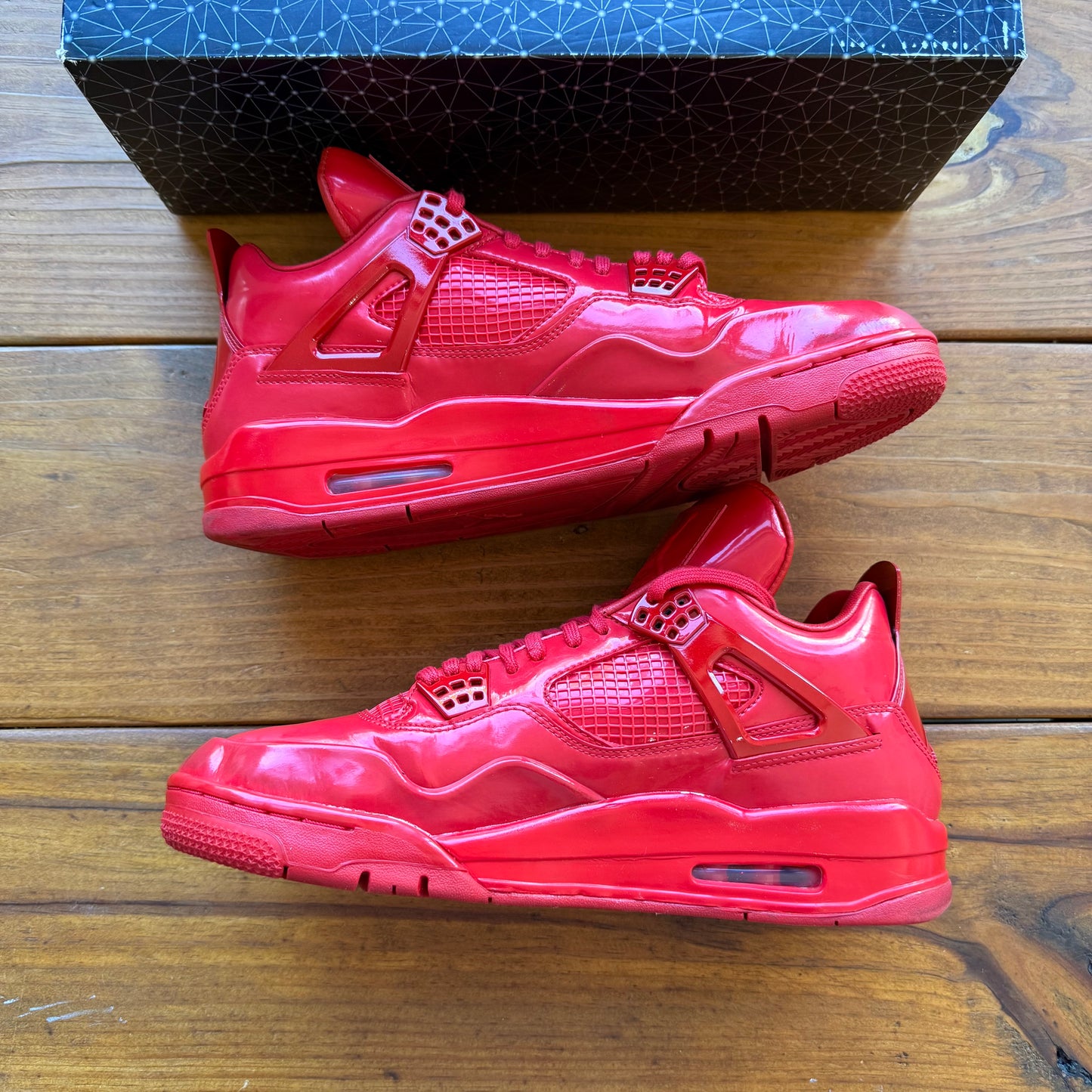 Size 11 - Jordan 4 Retro '11Lab4 - Red' (Used)
