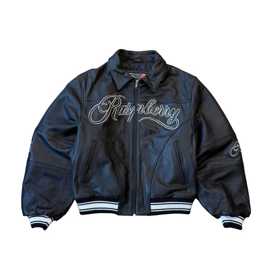 Small - Raspberry Hills GV Gallery Leather Jacket