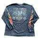 Groß - Vintage Harley Flame Langarmshirt