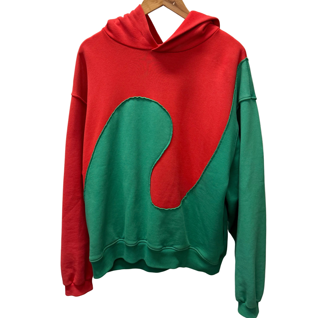 ERL Swirl Hoodie 'Red/Green' (Pre-Owned) - Medium