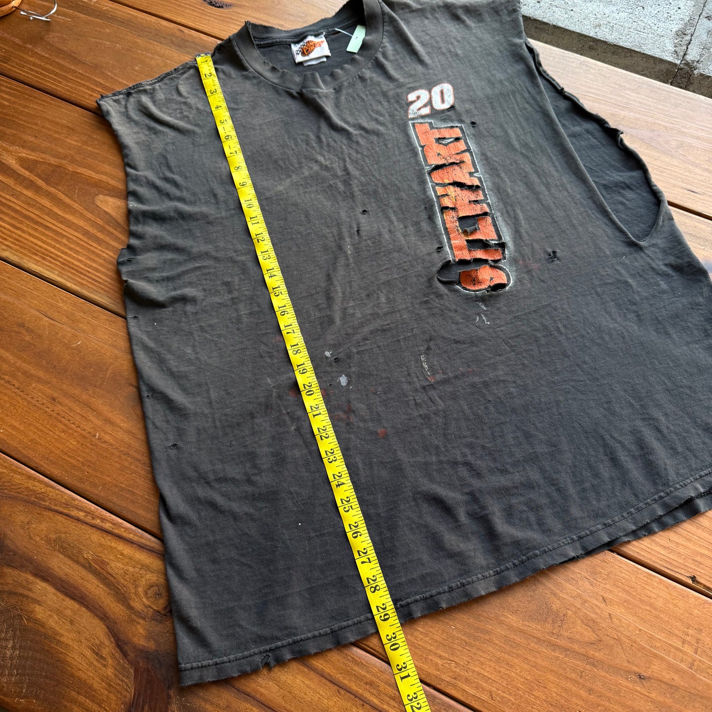 XL - Vintage Tony Stewart cut off shirt
