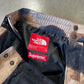 Large - Supreme The North Face Bleached Denim Print Mountain Pant (Used)
