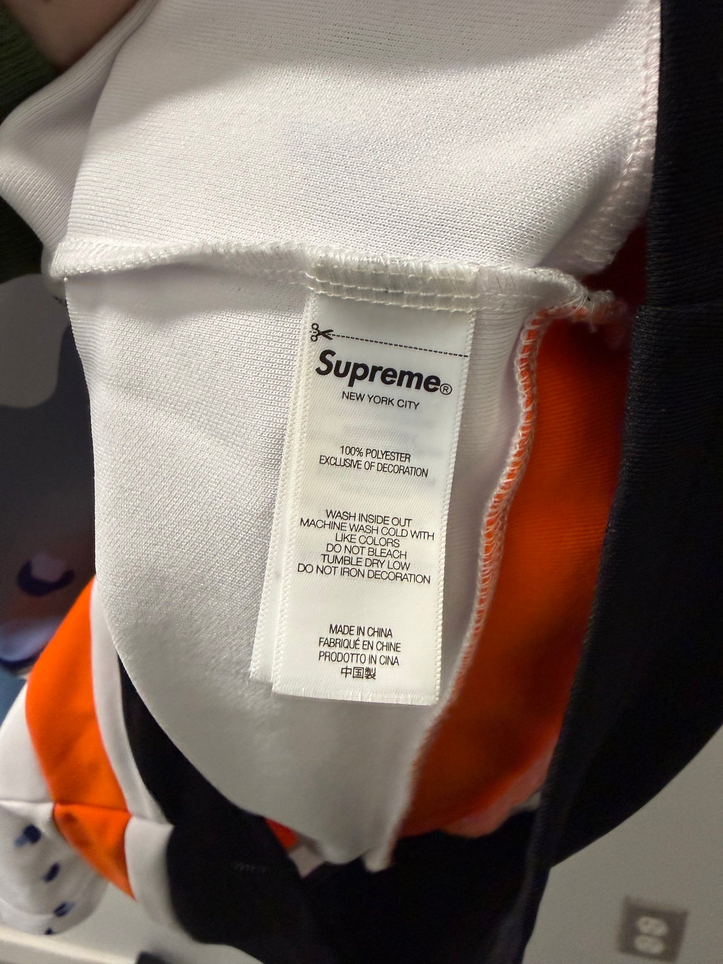 Medium - Supreme Paneled Hockey Jersey 'White' (Pre-Owned)
