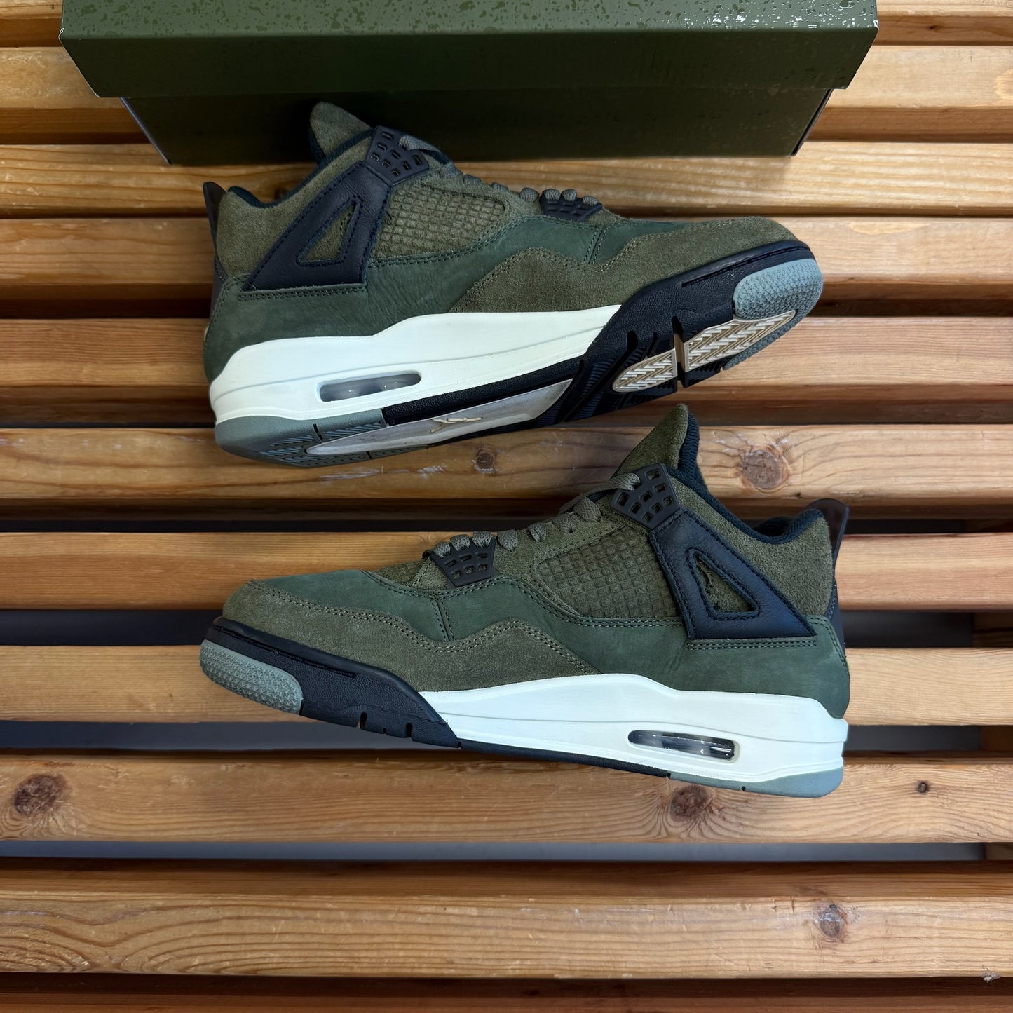 Size 8.5 - Jordan 4 Retro SE Craft 'Olive' (Used)