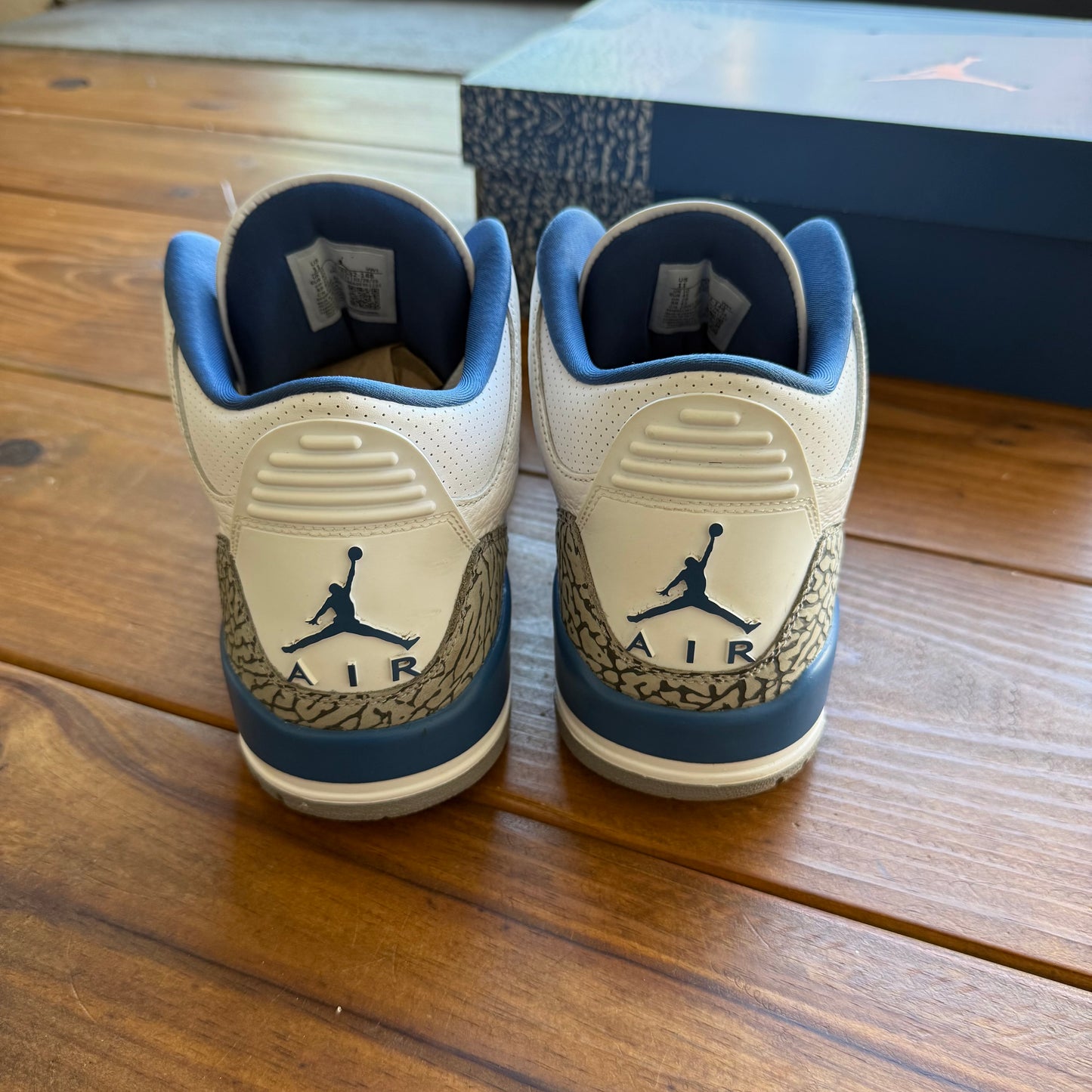 Größe 11 – Jordan 3 Retro „Washington Wizards“ (gebraucht)
