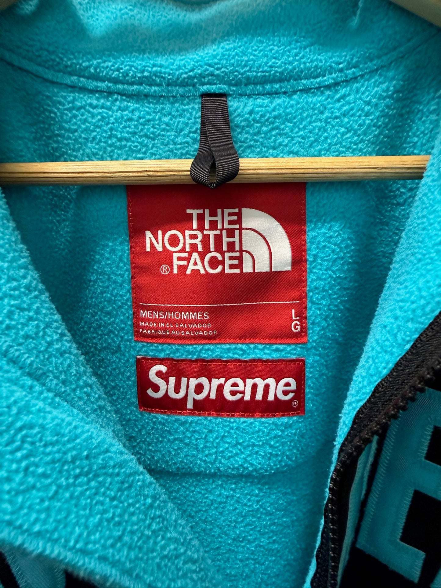Large - Supreme The North Face Arc Logo Denali Fleece Jacket (Pre-Owned)