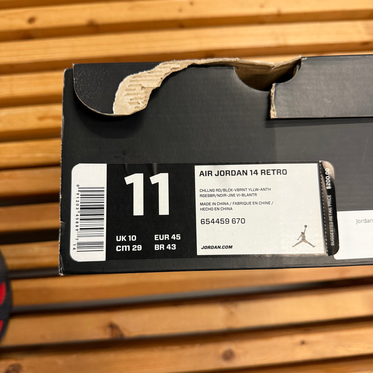 Jordan 14 Retro 'Ferrari' (Used) - Size 11