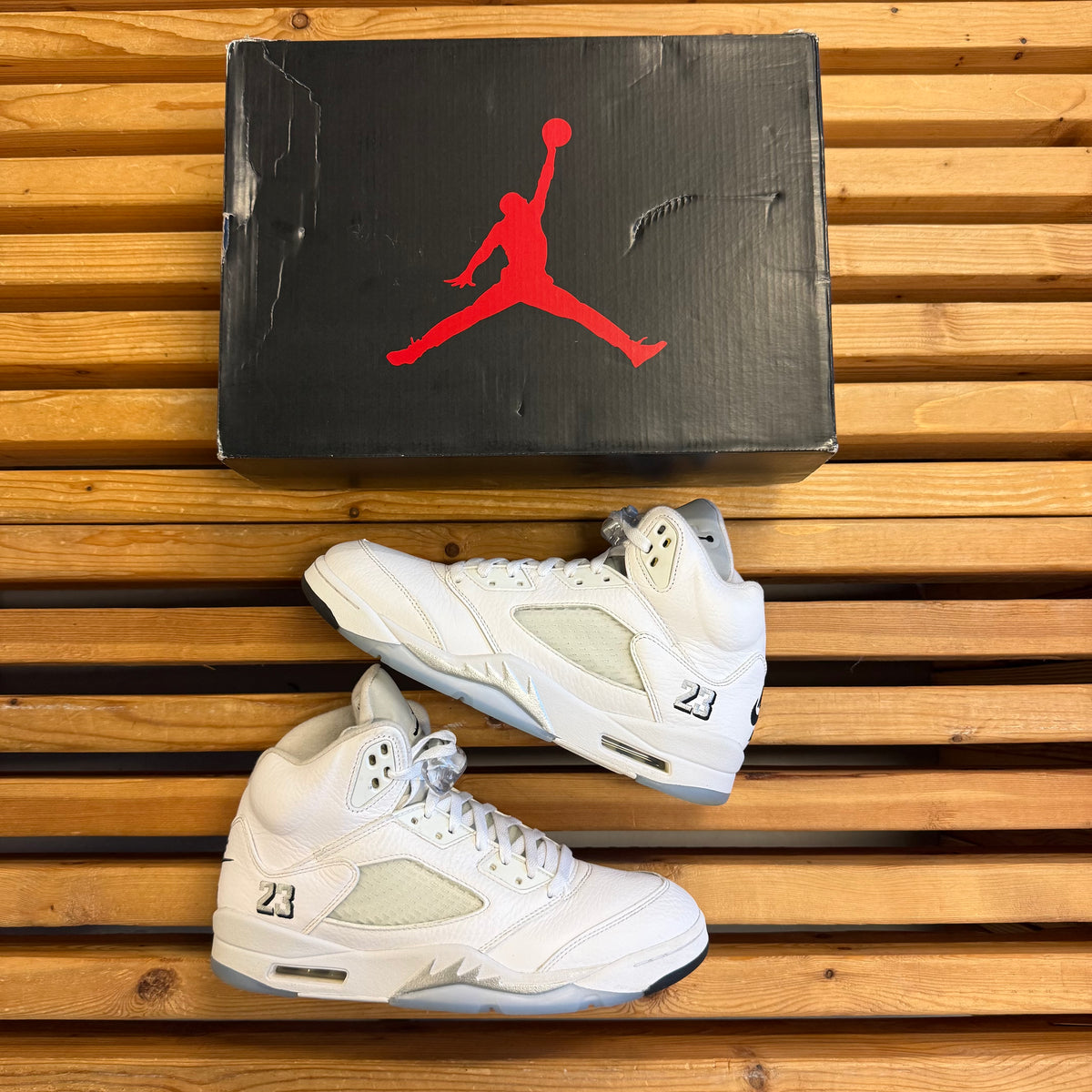 Jordan 5 Retro 'White Metallic' 2026 (Used) - Size 10