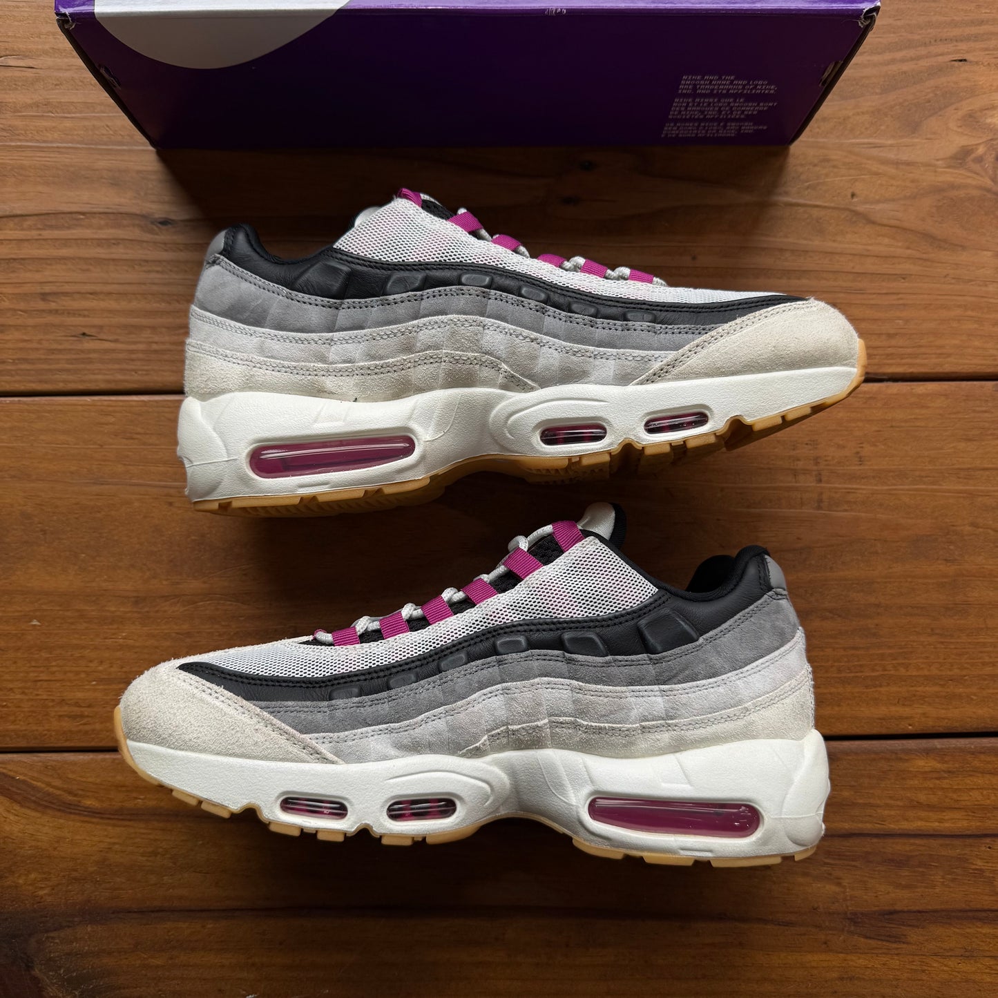 Talla 10.5 - Nike SB x Air Max 95 'Cactus Flower' (Usadas)